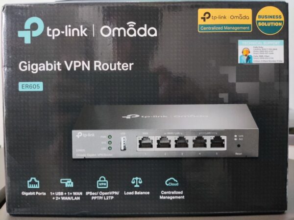 TP-Link ER605 V2 Omada Gigabit VPN Router