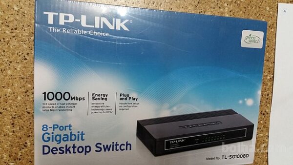 Tplink 8-Port Gigabit Desktop/Rackmount Switch TL-SG1008